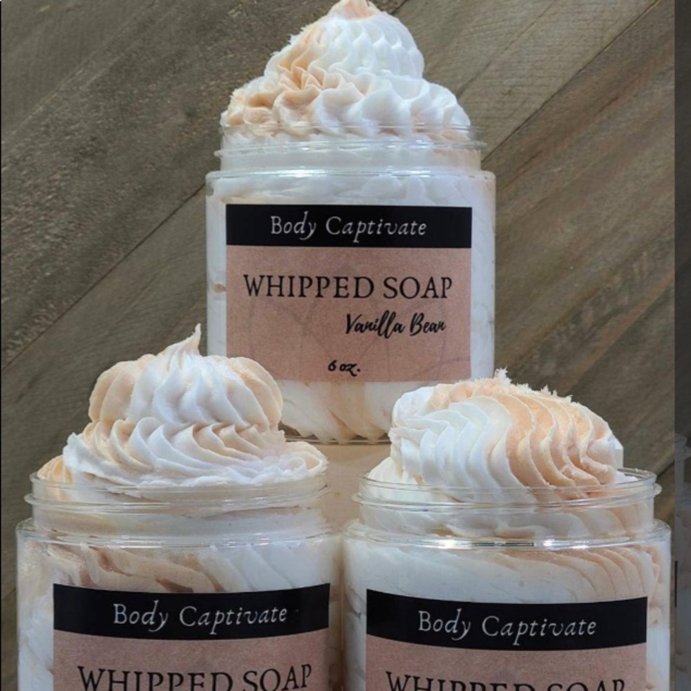 handmade whipped soap